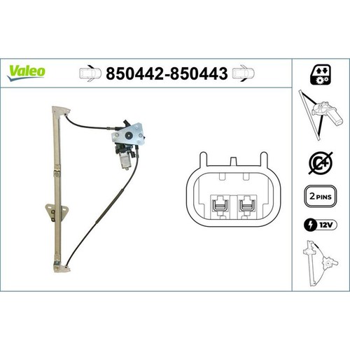 Valeo 850443 fensterheber für - fensterheber,