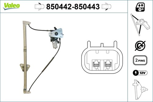 Valeo fensterheber 850442 für - valeo,